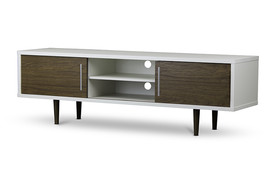 Ishana 2 Tone Faux Wood Veneer TV Stand - $284.00