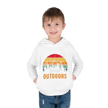 Toddler Unisex Pullover Fleece Hoodie, Great Outdoors Graphic, 60% Cotto... - £27.07 GBP