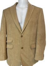 Alan Flusser Camel Corduroy 2 Button Sport Coat Size M - €28,57 EUR