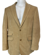 Alan Flusser Camel Corduroy 2 Button Sport Coat Size M - €28,37 EUR