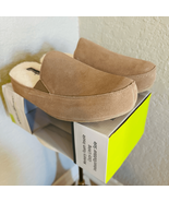 EDDIE BAUER Faux Fur Lined Slippers, Women&#39;s Size 11/12 (XL), Natural Ta... - $1,100.33 MXN