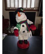 *READ Vtg Gemmy Animated Dancing Singing Snowman Sings Shake Your Groove... - €20,56 EUR