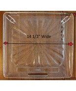14 1/2&quot; W X 13 1/2&quot; L  Amana Radar Microwave Oven Glass Cooking Tray Gen... - $647.94 MXN