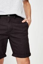 Cotton On Men - Washed Chino Short in Pigment Black-Size 28 - $19.94