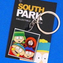 South Park Group Photo Keychain Charm Figure Kyle Kenny Cartman Stan - £9.62 GBP