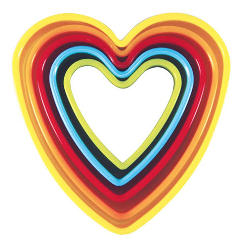 Avanti Cookies Cutters (Set of 5) - Heart - $18.53