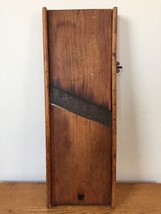 Vintage Antique Primitive Wooden Mandolin Slicer Cutter Kitchen Wall Dec... - £39.08 GBP