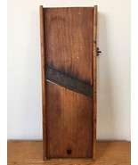 Vintage Antique Primitive Wooden Mandolin Slicer Cutter Kitchen Wall Dec... - £39.22 GBP