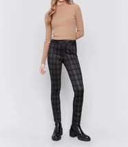 Charlie B reversible pull-on plaid pants in Truffle - $103.00