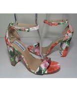Steve Madden Size 8 M CARSSON Floral Heeled Sandals New Women&#39;s Shoes - £78.53 GBP