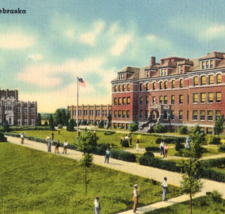 Boys Town Nebraska Vintage Postcard Unposted People Buildings Campus School - £9.63 GBP