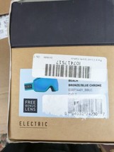 Electric Visual EG2.5 Turquoise Snowboarding Goggles (Brose / Blue Chrome) - £68.91 GBP