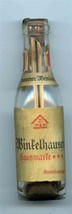 Winkelhausen Brandy Mini Glass Bottle 1936 Illinois Tax Stamp  - $37.58