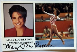 Mary Lou Retton Signed Autographed Color Photo Postcard - $367.97 MXN