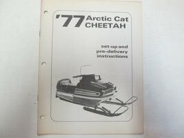 1977 Artico Gatto Ghepardo Set Up &amp; Pre-delivery Istruzioni Manuale Fabb... - $278.20 MXN