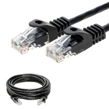 200Ft Cat6 Patch Cord Cable Ethernet Internet Network Lan Rj45 Utp Black - £34.47 GBP