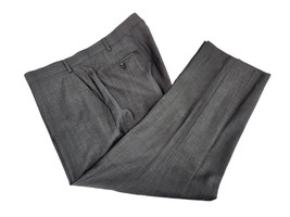 Michael Kors Men&#39;s 100% Wool Dark Gray Suit Pants 42x27 - £8.51 GBP