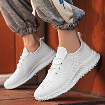  fashion men sneakers casual white black red breathable summer shoe male footwear tenis thumb200