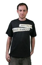 Famous Stars and Straps Más Famoso Camiseta Negra - $16.46