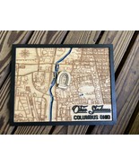 Ohio Stadium 3D Wooden Map Wall Art, Columbus, Ohio, Black Frame, Laser ... - €25,06 EUR