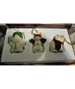 Lenox - Christmas Tree Ornaments set 0f 3 by Lenox Ornaments - $8.00