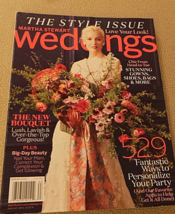 Martha Stewart Weddings The Style Issue; Gowns; Bouquets; Parties Fall 2016 NF - £11.01 GBP