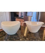 VINTAGE Prolon Melmac 7410 &amp; 7408 WHITE SUGAR &amp; CREAMER SET W/ LID - $282.98 MXN