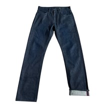 Roark Men’s HWY 128 Raw Selvedge Blue Denim Sz 31 Straight Fit Jeans Exc... - $921.74 MXN