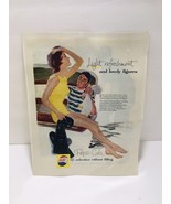 Orig. 1950&#39;s Pepsi-Cola Refreshes Without Filling-Vtg. Ad &quot;Lovely Figures&quot; - $18.95