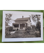 Vintage Glossy Country House Landscape Photograph 5 x 7 inch Grass Needs... - $9.89