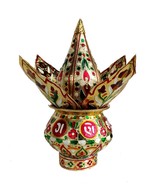 Rastogi Handicrafts Mangal Kalash Set Meenakari Work for Puja Kalash in ... - $52.51 CAD