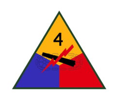 12&quot; 4TH Armored Division Hell On Wheels Military Sticker Decal Usa Made - £23.42 GBP