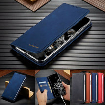 Case for Samsung S20 Ultra S10 + S9 8 Plus Leather Magnetic Wallet Card Cover - £42.09 GBP