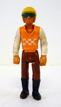 Adventure People Motorcycle Driver Vintage Fisher-Price 3-3/4&quot; Figure 1974 - £1.53 GBP