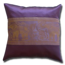 KN092 purple Cushion cover Elephant Animal Throw Pillow Decoration Case - £7.18 GBP