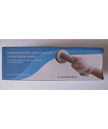 Punch Free Rotary Switch Suction Cup Bathroom Handle Portable Shower Gra... - $9.49