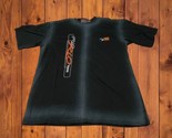 Vintage NWT Rio Sportswear Spell Out Black Short Sleeve Shirt Y2K 1999 L... - $19.80