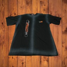 Vintage NWT Rio Sportswear Spell Out Black Short Sleeve Shirt Y2K 1999 L... - £15.82 GBP