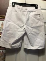 NWT Ladies JAMIE SADOCK SUGAR WHITE STRETCH GOLF SHORTS - size 4 $100 image 2