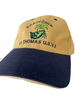 St. Thomas USVI Virgin Islands Kickin&#39; back Cotton Embroidered Baseball Hat Cap - £15.49 GBP