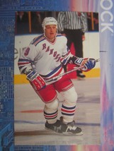 NHL NY Rangers Adam Graves 3 1/2&quot; X 5 1/5&quot; Postcard MSG Address Stamped On Back - £3.85 GBP