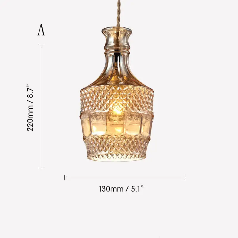 Creative  Chandelier Ceiling Lamp For Bar Living Room room Dining Gl Wine Bottle - £228.50 GBP
