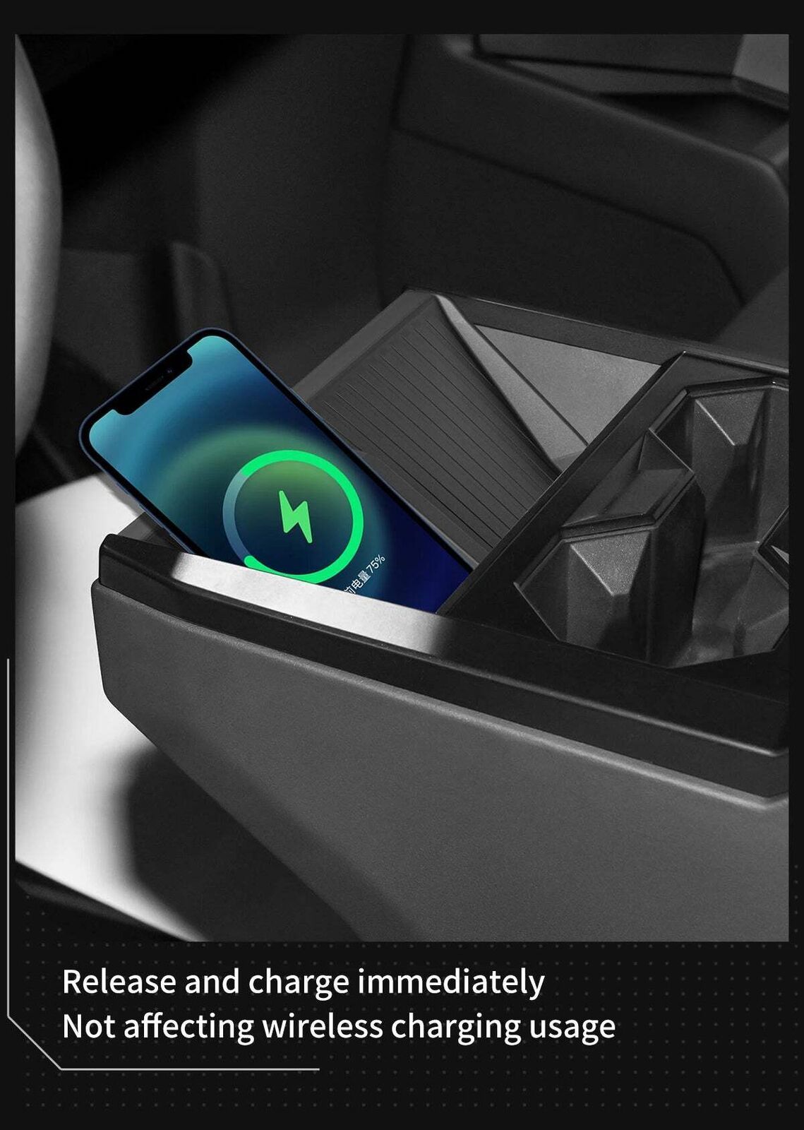 Compatible with Tesla Cybertruck 2024 Wireless Charging Non-Slip Silicone Pad Item image 13