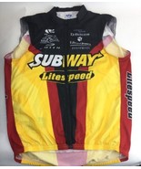 Voler Raglan Size Medium M Sleeveless Tri Cycling Top Jersey Subway - $27.12 CAD