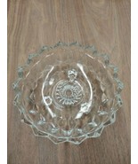Single Fostoria Americana - Cube Footed - Candle Bowl Holder Excellent U... - $8.99
