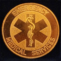Emergency Medical Services - First Responders 1 Oz .999 Copper BU - Tube of 10 - £21.55 GBP