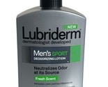 Lubriderm Men&#39;s Sport Deodorizing Lotion Fresh Scent 16 fl oz Pump New - £44.07 GBP