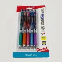 NEW Pentel 5-PACK EnerGel RTX 0.7mm Med Tip ASSORTED COLORS Ink Pens BL7... - £11.14 GBP