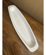 George Foreman 12.5” Grill Tray Replacement Drip Catch Grease White Genuine - $12.00