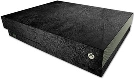 Microsoft One X Console Only; Mightyskins Skin; Black Leather; Protective, - £33.12 GBP
